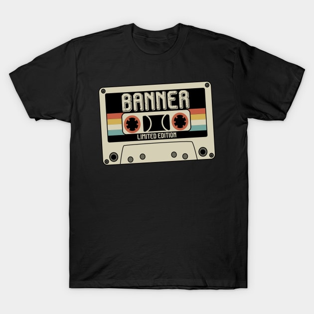 Banner - Limited Edition - Vintage Style T-Shirt by Debbie Art